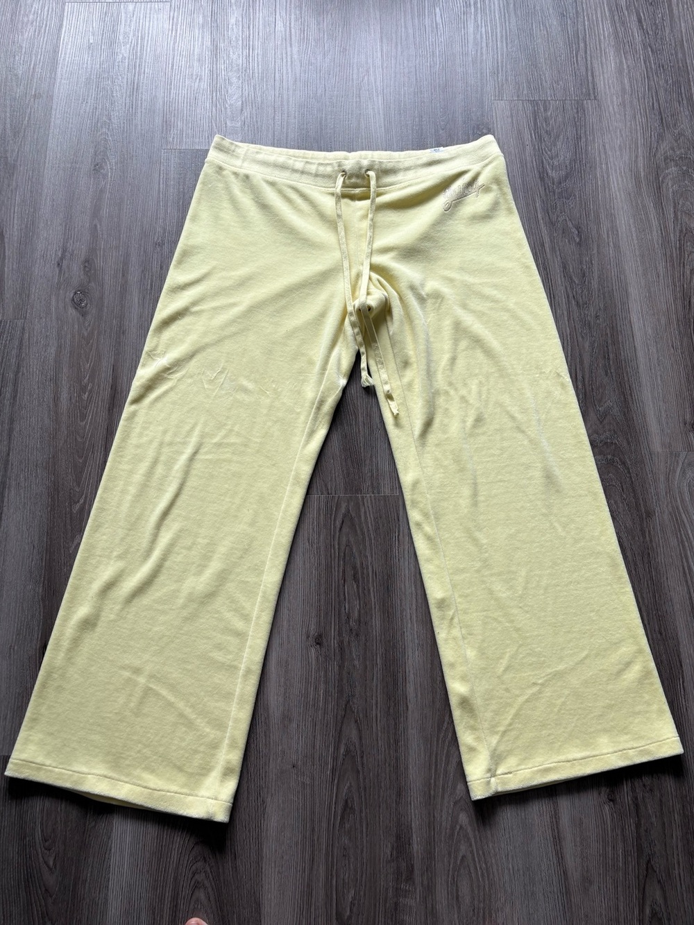 Juicy Couture Yellow Drawstring Lounge Joggers